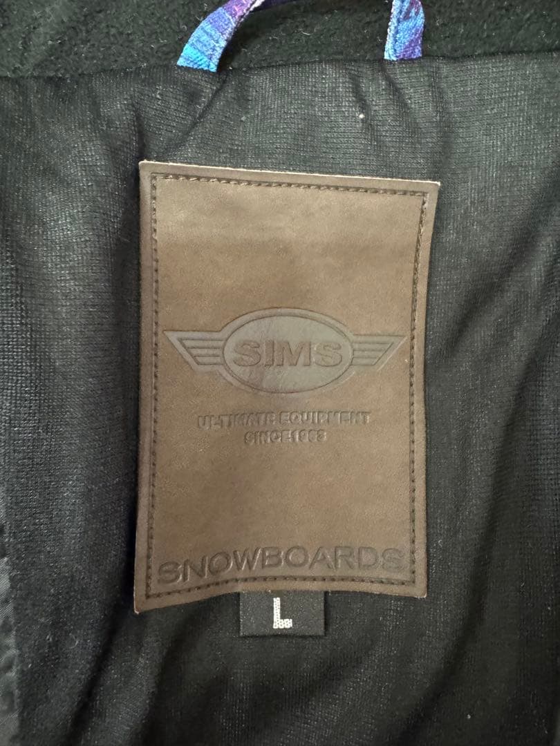 SIMS シムス スノーボードウェア 上下セット L
