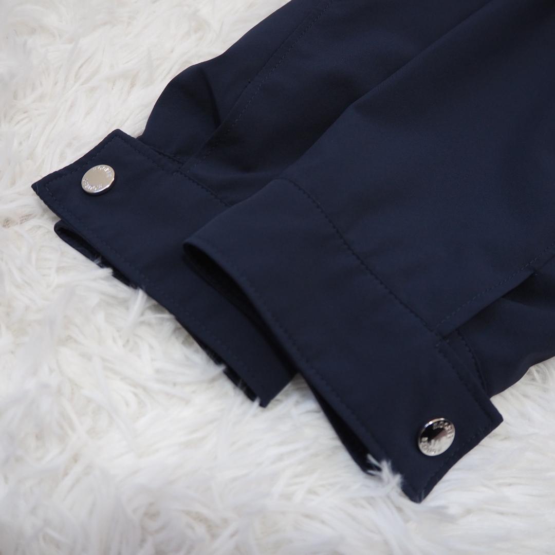 美品【最高級】ムーレー VANGI-KN シングルライダースナイロンジャケット