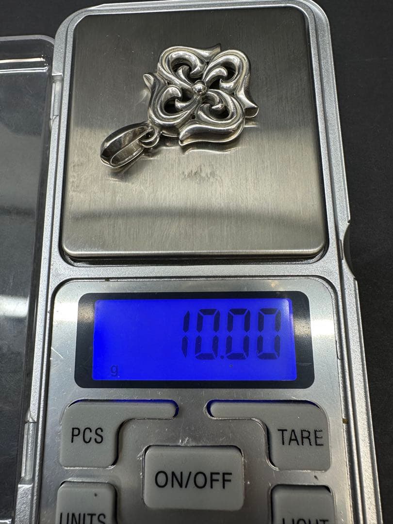 Shin's シルバー フラワーモチーフペンダントトップ