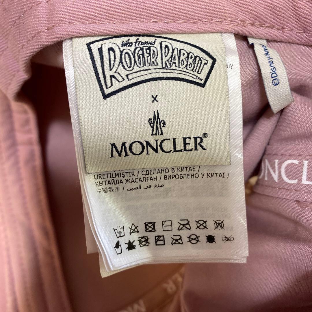 モンクレールディズニー ベースボールキャップピンク