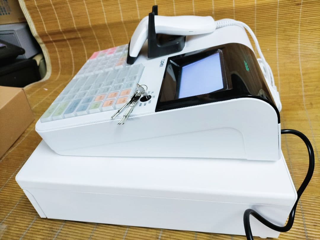 クローバーレジスター　JET-670スキャナ付き　PC連携　666444