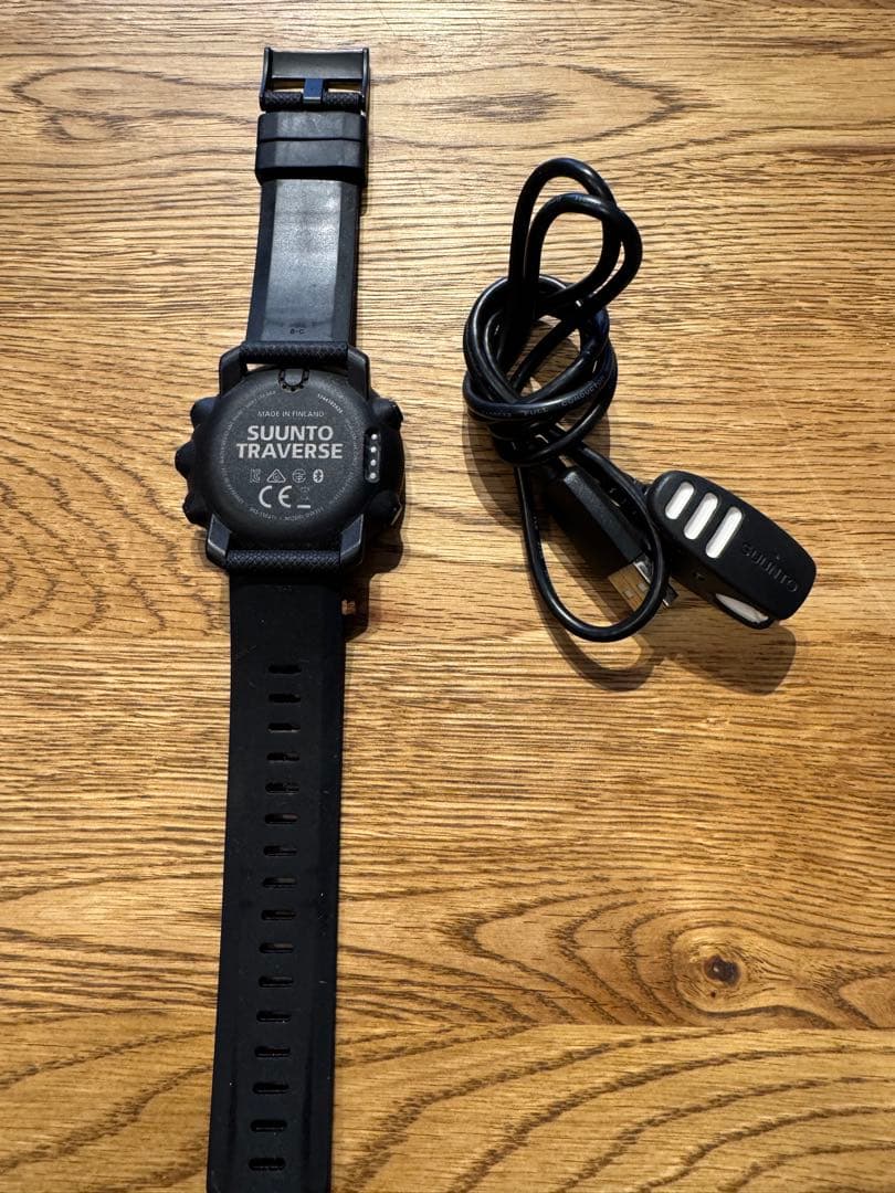 Suunto Traverse ブラック ラバーベルト 時計