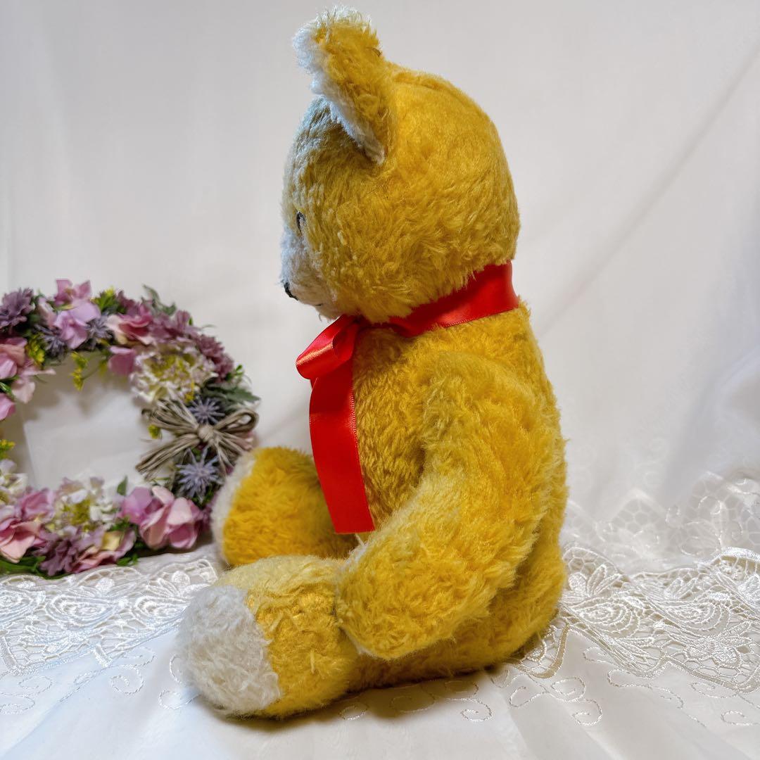 まんまる君 様✨希少✨❤️黄色いにっこりペディグリーベア❤️アンティークテディベア