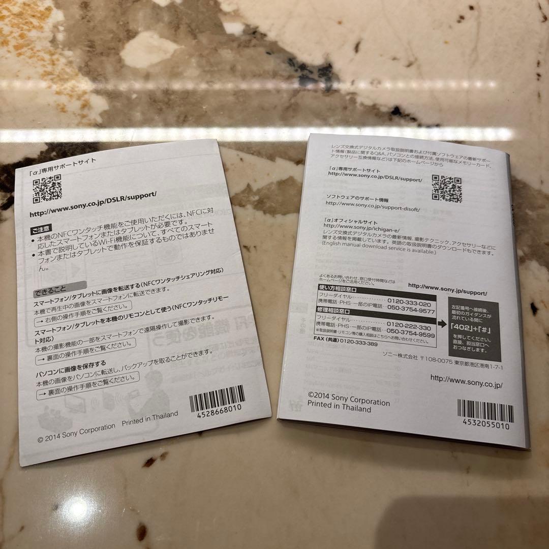 一眼レフカメラ　SONY α6000