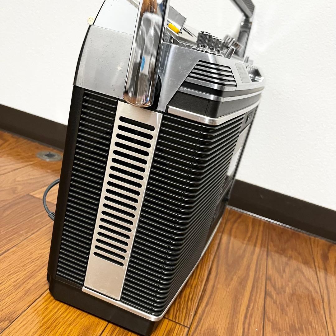 【極美品】SONY CF-3800 昭和レトロ 高級ラジカセ 動作品　4スピーカ