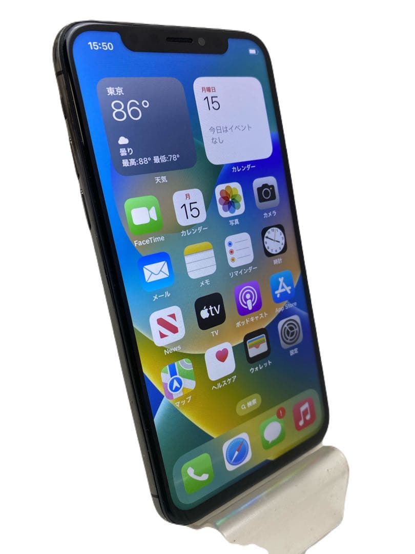 iPhoneX 64GB バッテリー100％ スペースグレイ