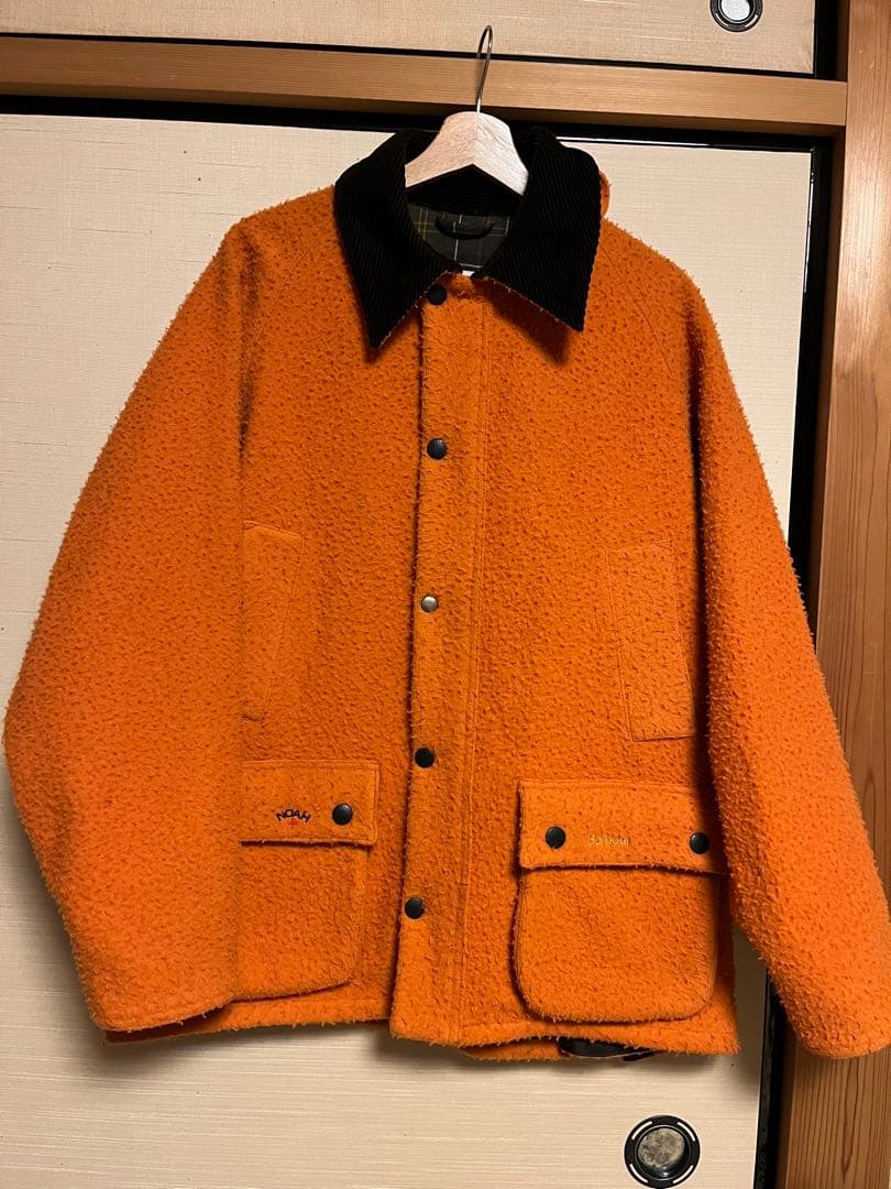ジャケット・アウター Noah Barbour 60/40 Bedale Jacket Orange