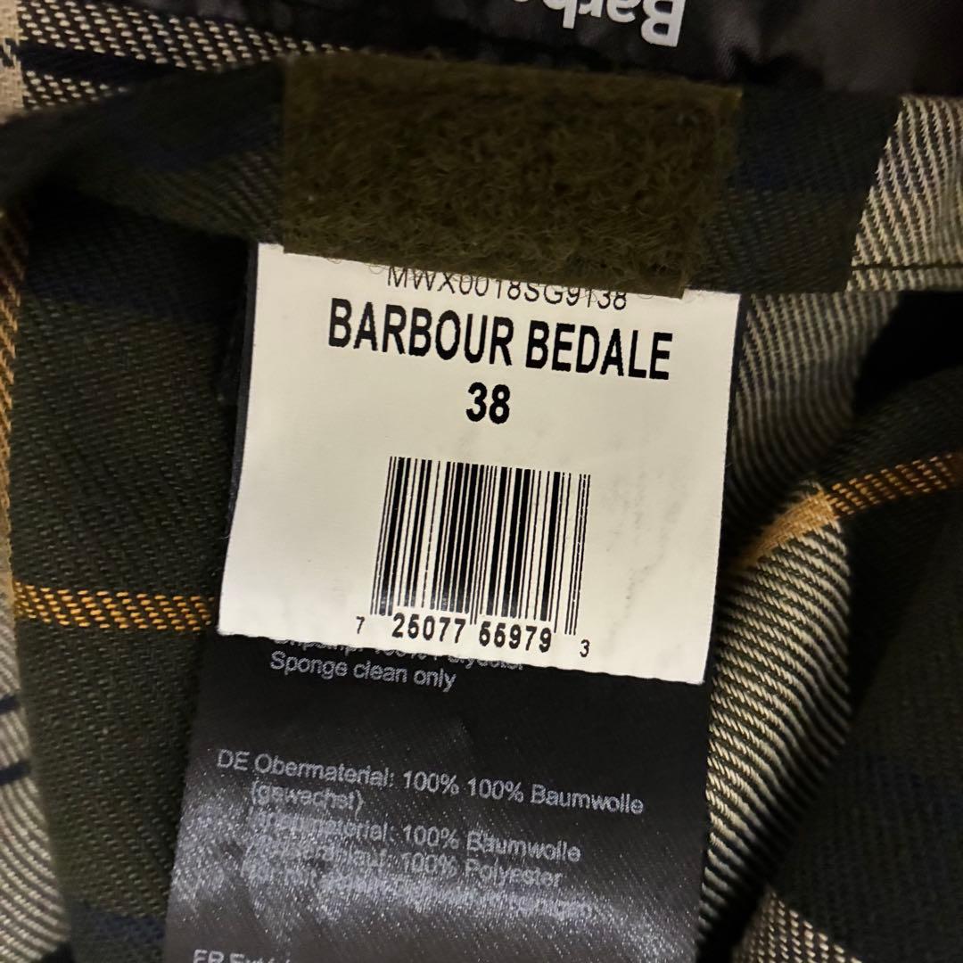 バブアー　ビデイル　ワックス　ジャケット　レギュラーフィット　セージ　38