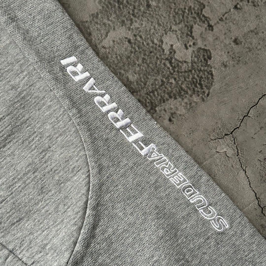 極美品 PUMA プーマ フェラーリ 刺繍ロゴ グレー ジャージ 人気