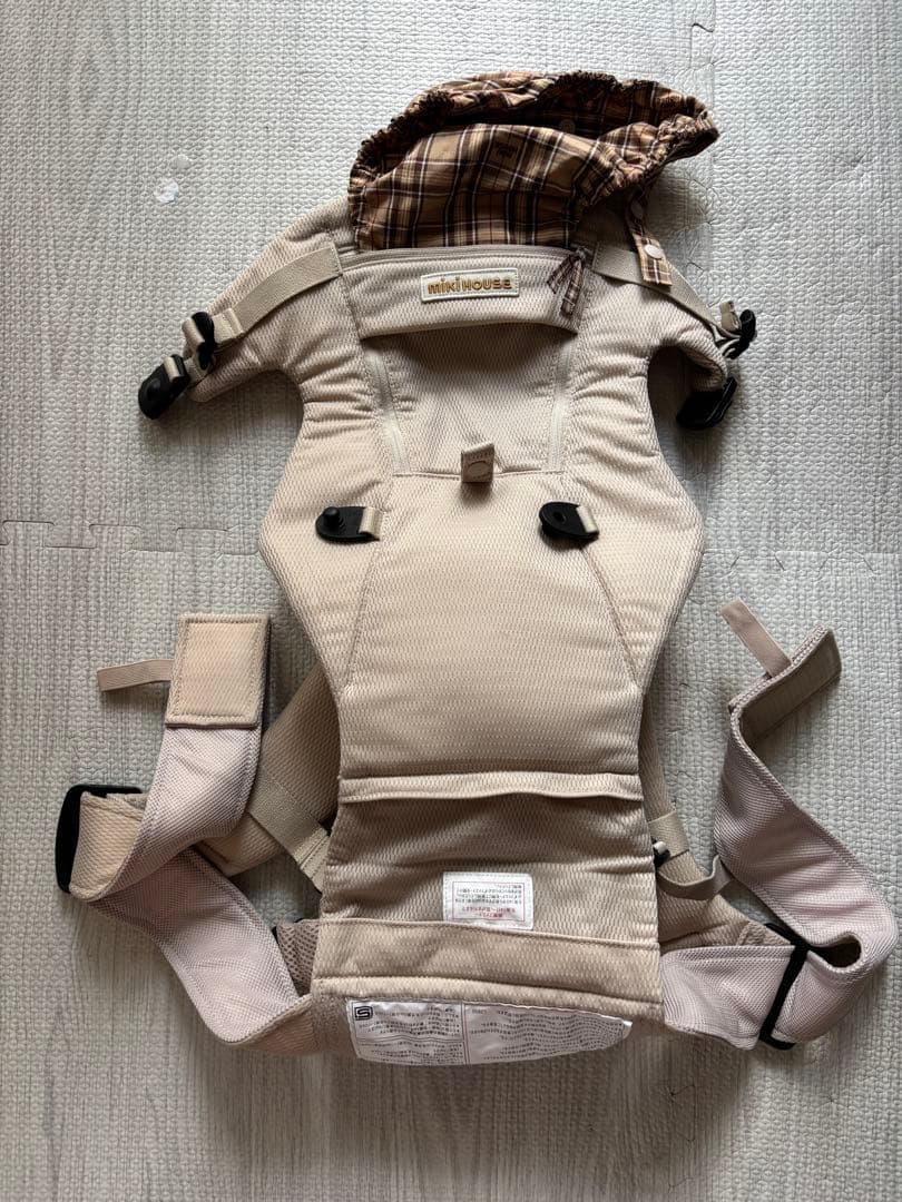 【ほぼ新品】ミキハウス 抱っこ紐 ファーストベビーキャリア