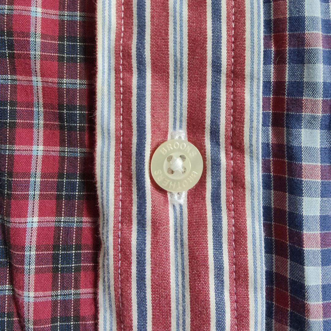 【BrooksBrothers】未使用品 B.D切替デザインシャツ