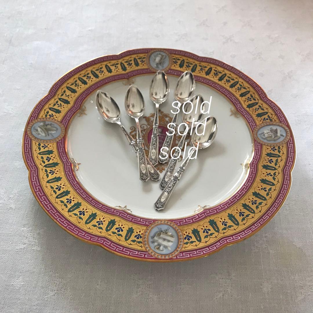 GORHAM ゴーハム／純銀 スターリングシルバー／デミタススプーン３本