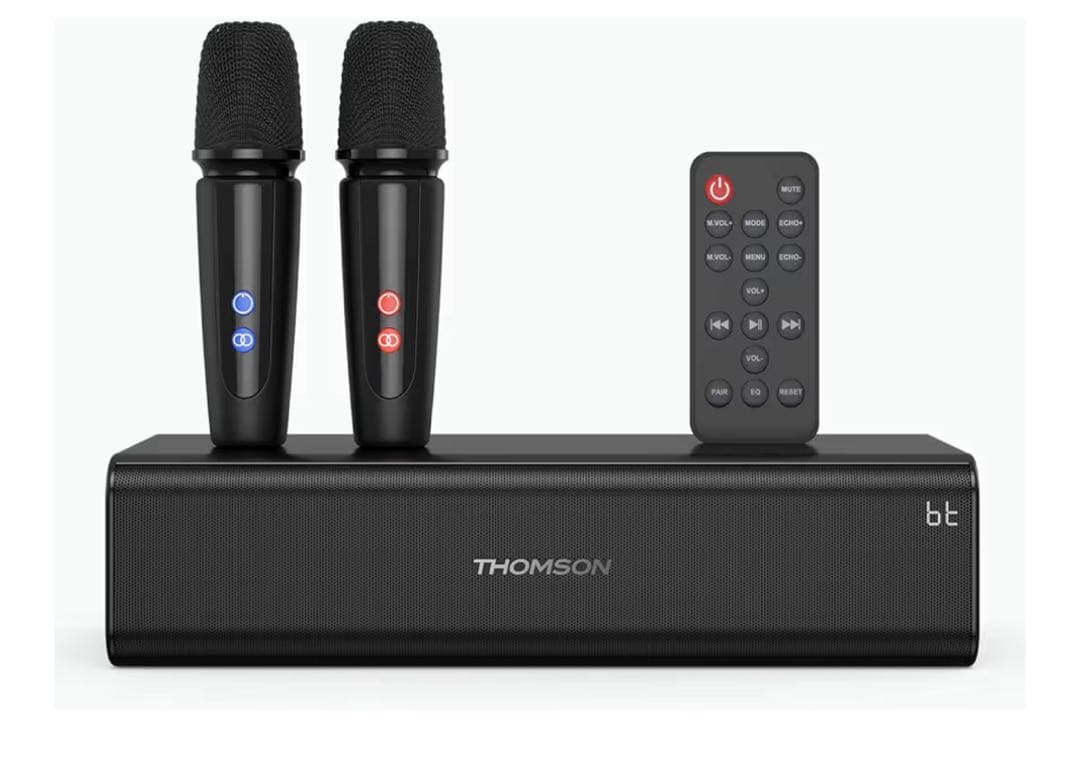 THOMSON カラオケプレーヤー 2本マイク付き