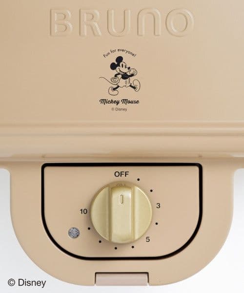 新品　BRUNO ミッキーマウス ワッフル・ホットサンドメーカー
