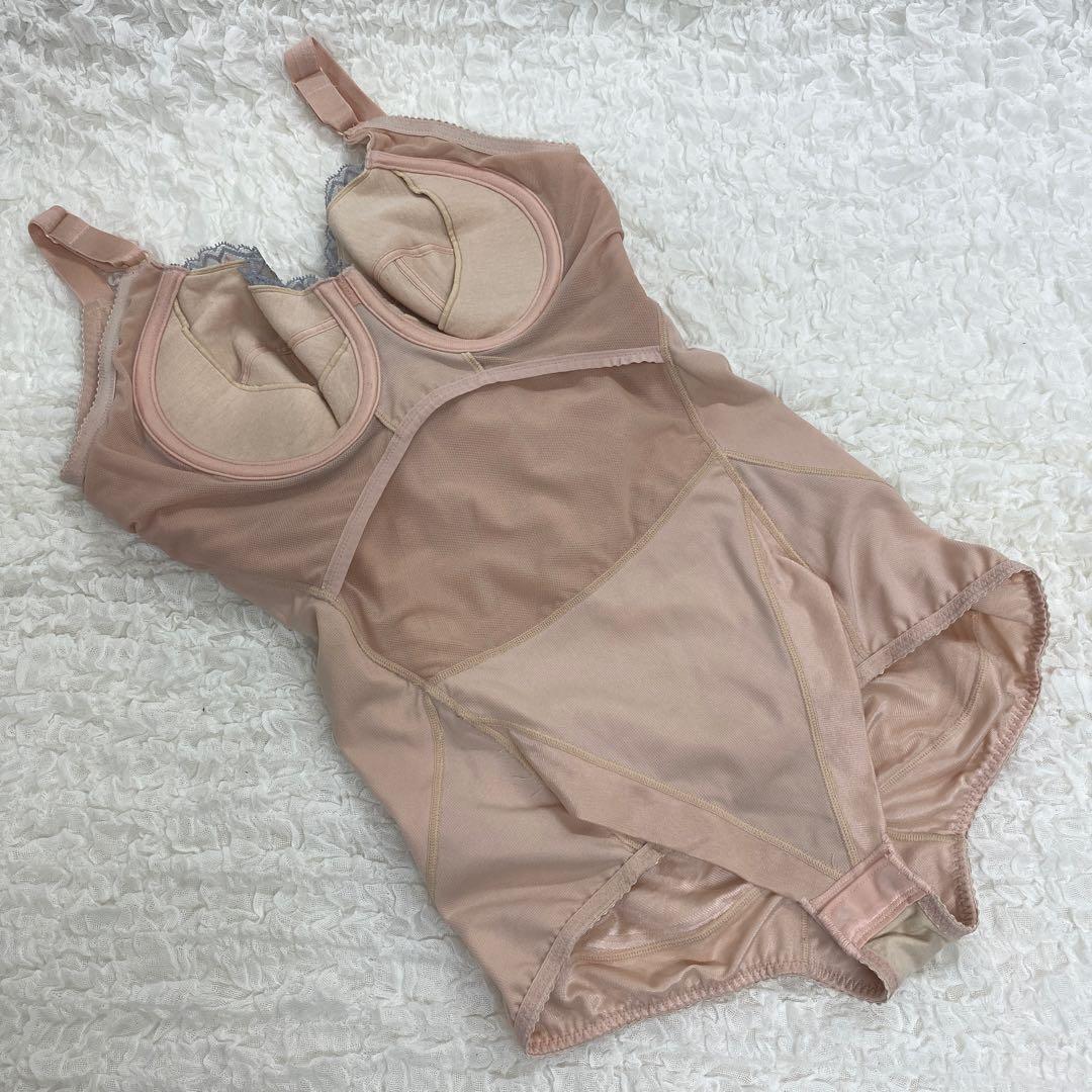 マルコ 補正下着 ボディスーツ D80 LL カーヴィシャス カレスピンク