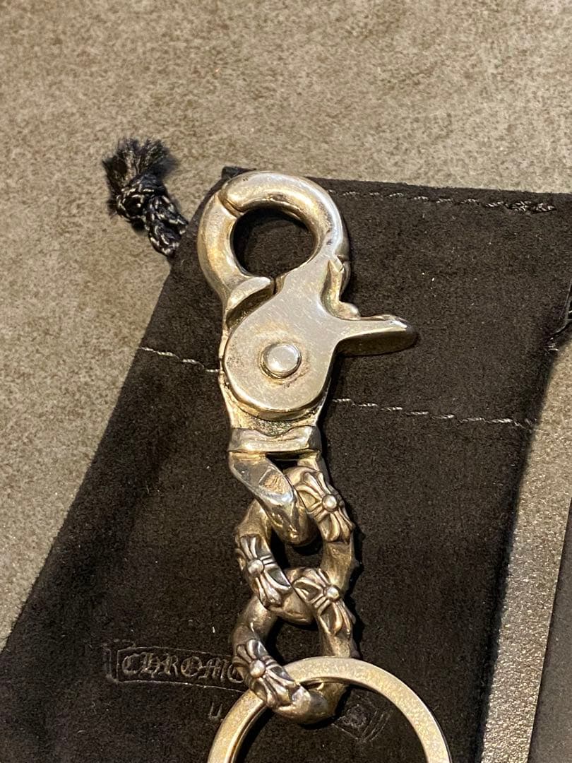 【インボイス付】クロムハーツ エクストラファンシーリンク キーチェーン ショート