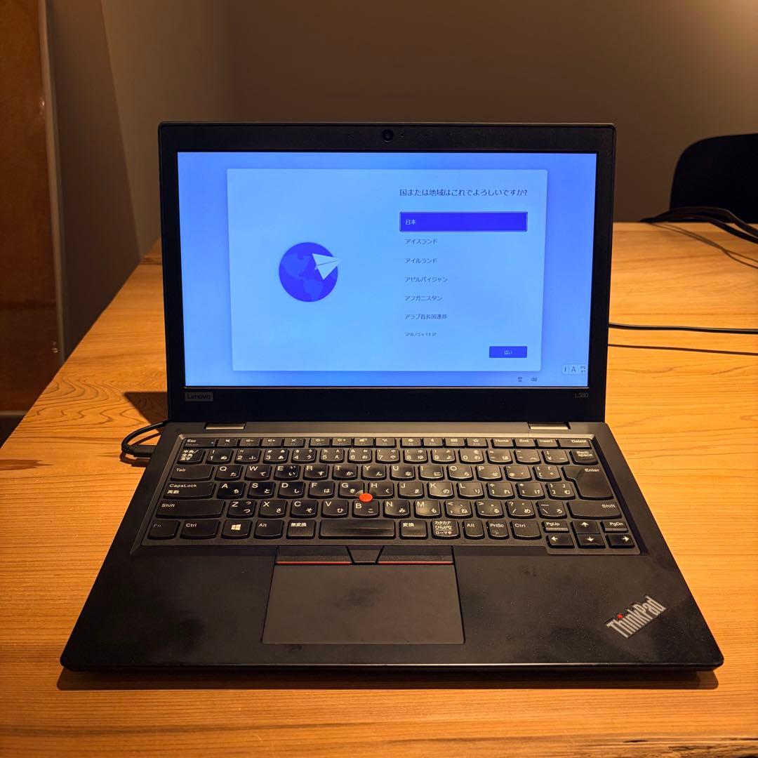 美品 ThinkPad L380 Windows11 13 16GB 256GB