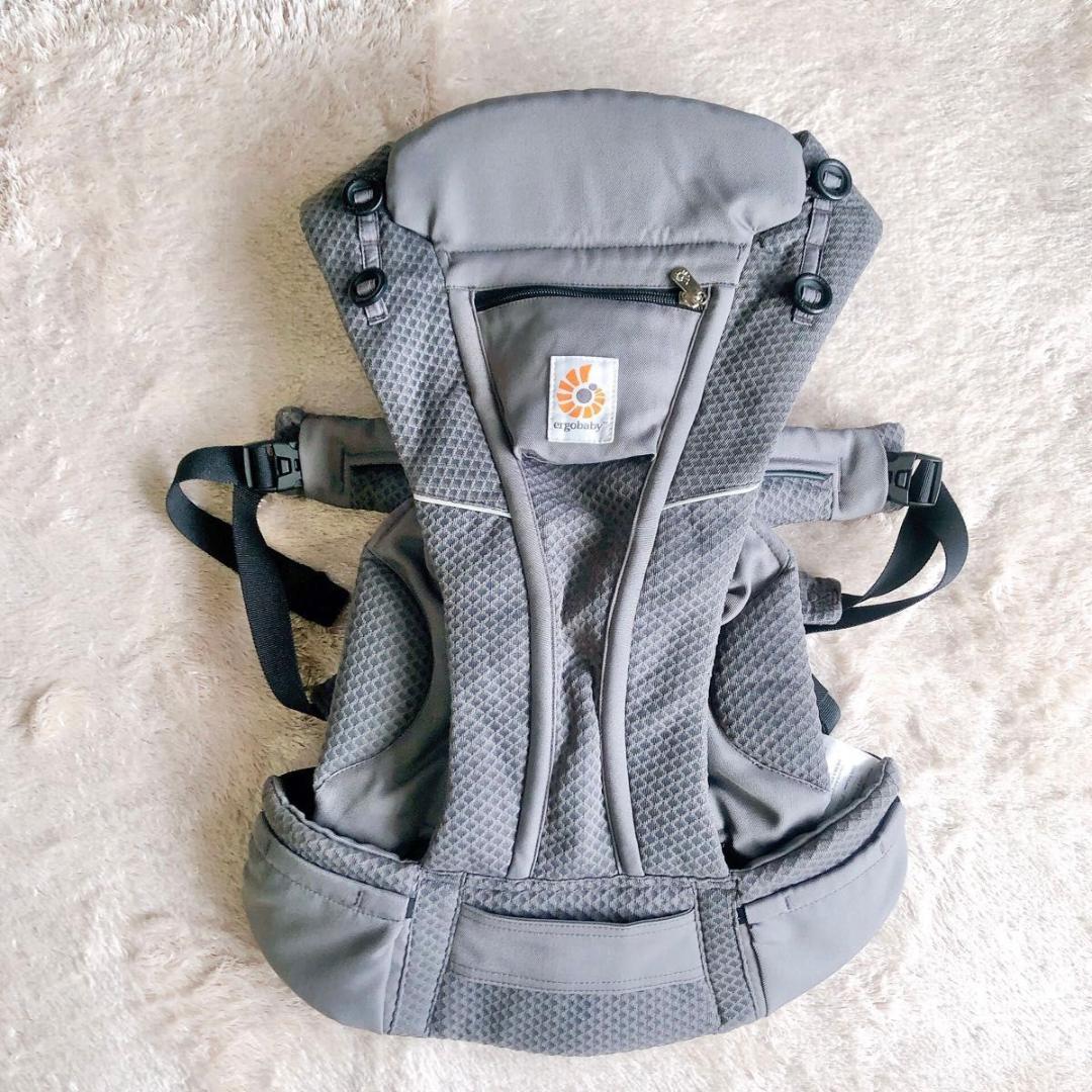 エルゴベビー オムニブリーズ ベビーキャリア 抱っこ紐 グラファイトグレー