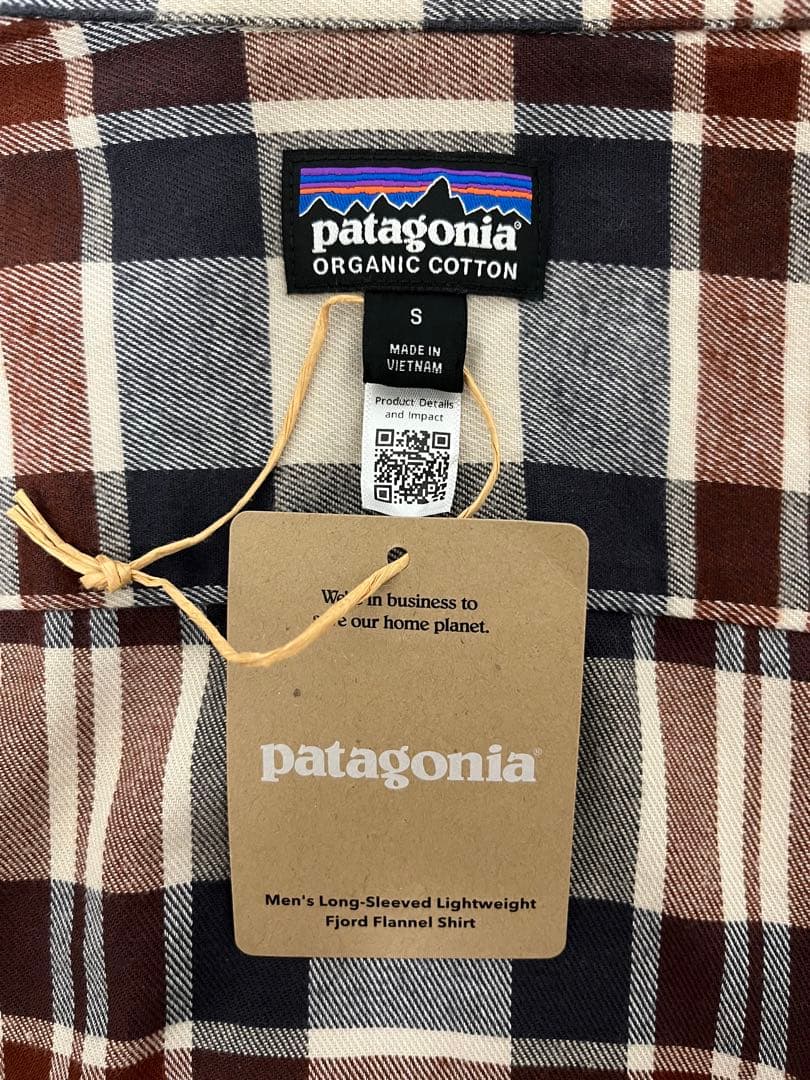 パタゴニア ライトウェイト フィヨルドフランネルシャツ Sサイズ PDVA 新品
