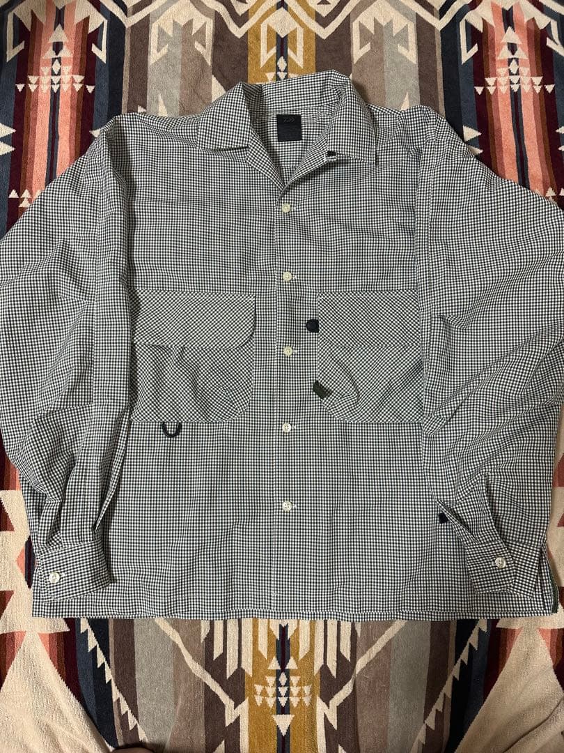 daiwa pier39 ギンガムチェックシャツ グリーン M