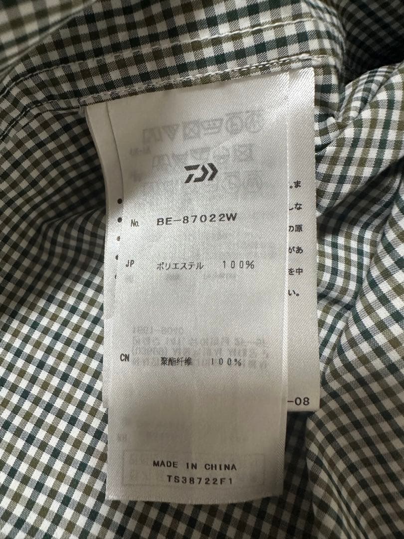 daiwa pier39 ギンガムチェックシャツ グリーン M