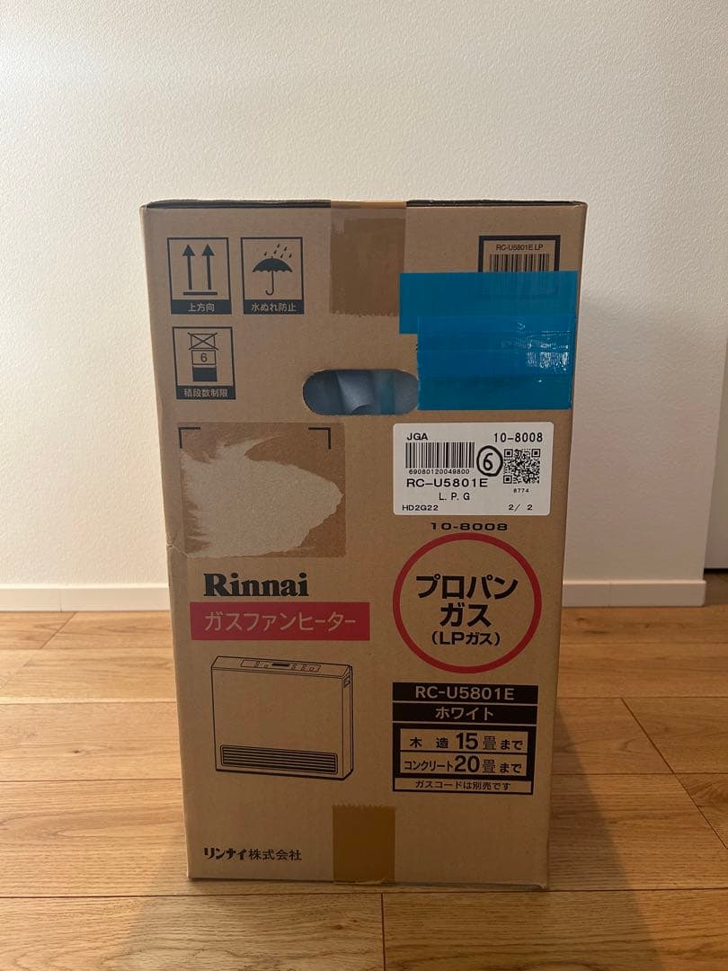 Rinnai ガスファンヒーター RC-US801E