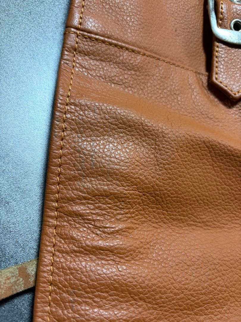 FREEDOM　レザージャケット　ライダース　本革　キャメル