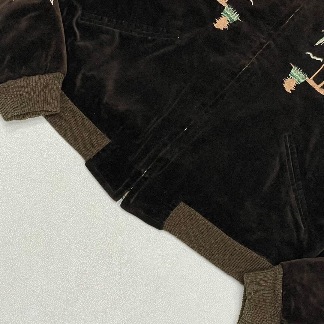 美品 テーラー東洋 別珍 リバーシブル スカジャン M18279