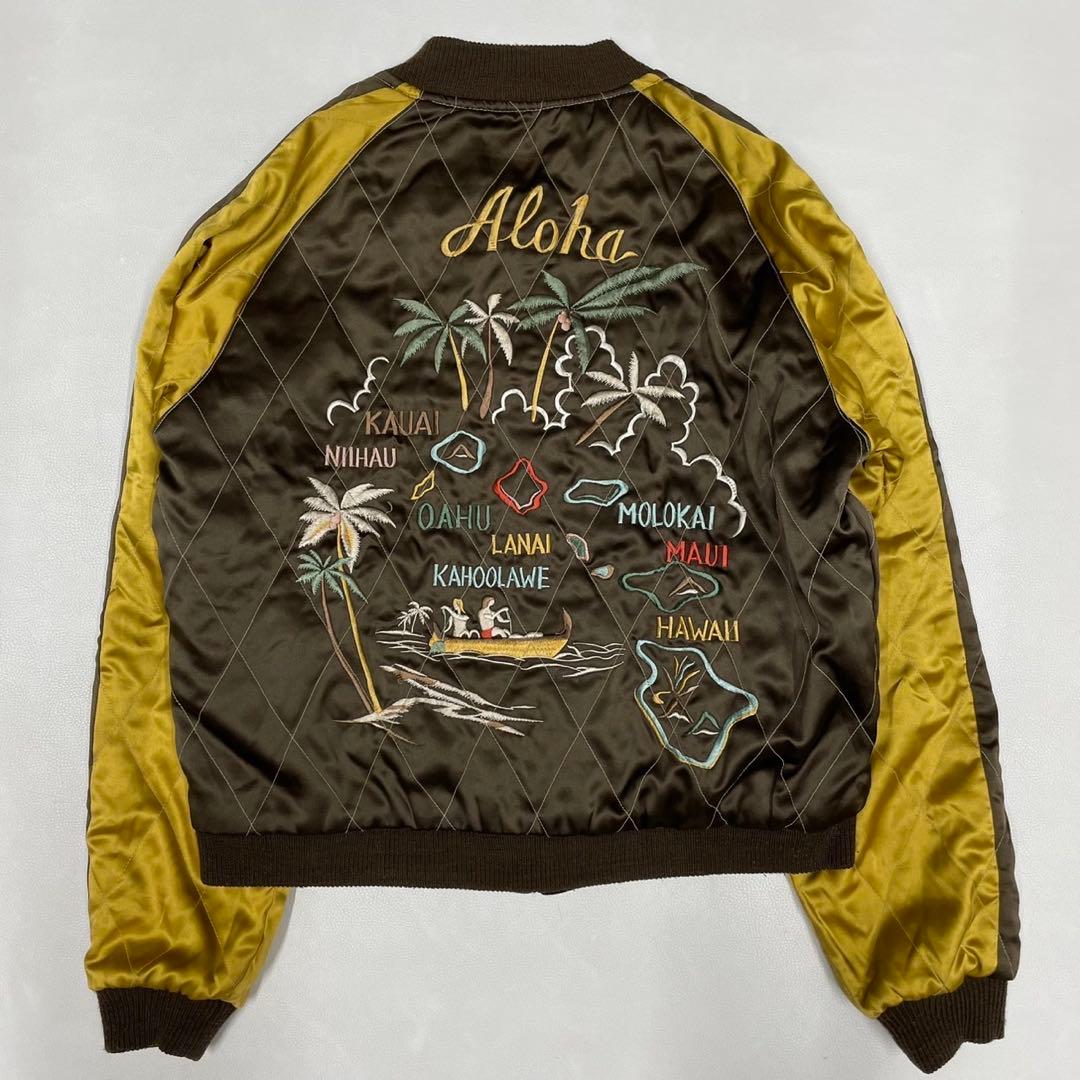 美品 テーラー東洋 別珍 リバーシブル スカジャン M18279