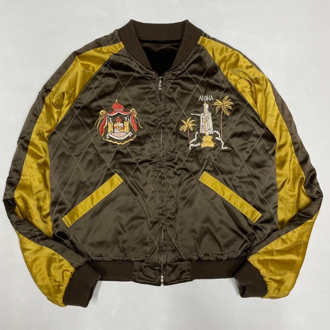 美品 テーラー東洋 別珍 リバーシブル スカジャン M18279