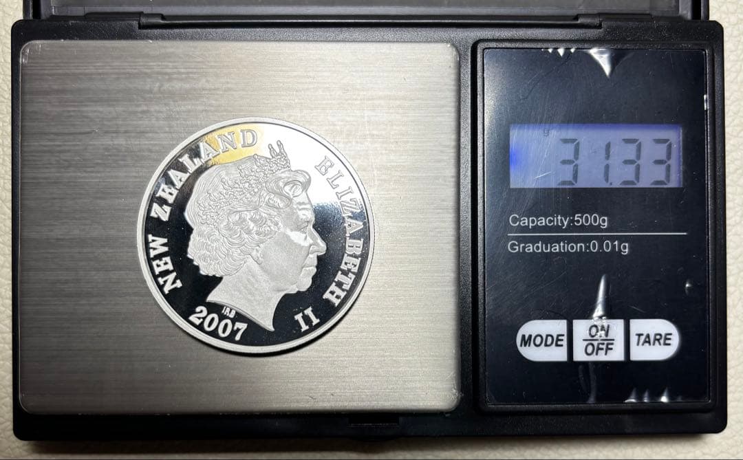 ニュージーランド 2007年 Aoraki/Mount Cook 1オンス 銀貨