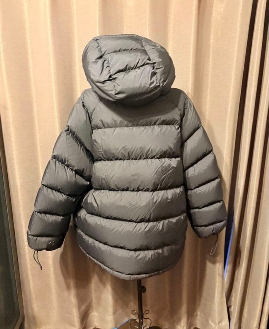 Gymphlex ブラック　ダウンジャケット フード付き