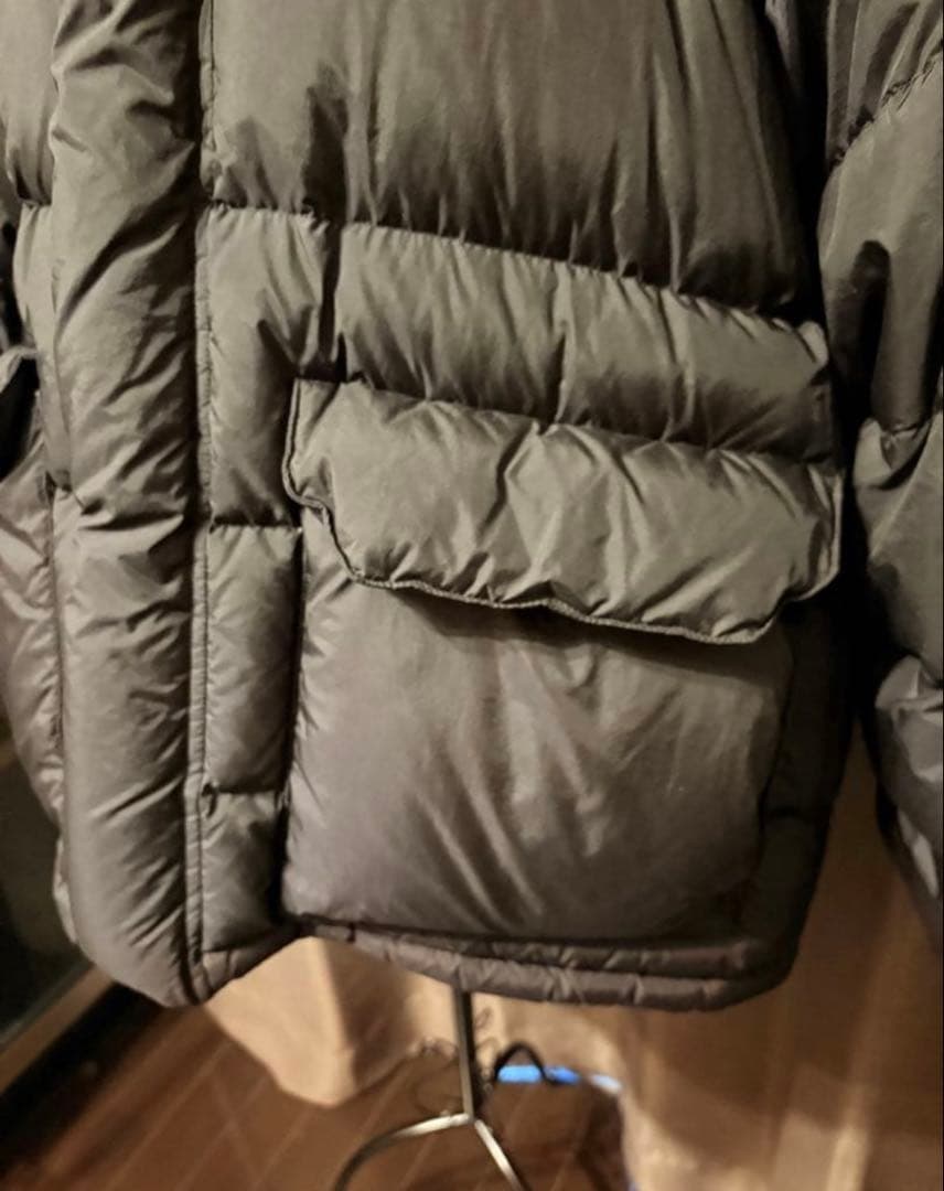 Gymphlex ブラック　ダウンジャケット フード付き