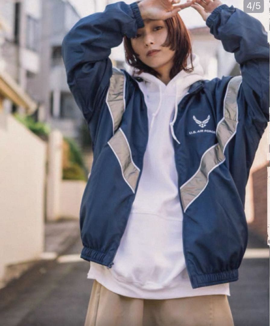 未使用 レプリカ セットアップ USAF パイロットトレーニング 濃紺 サイズL