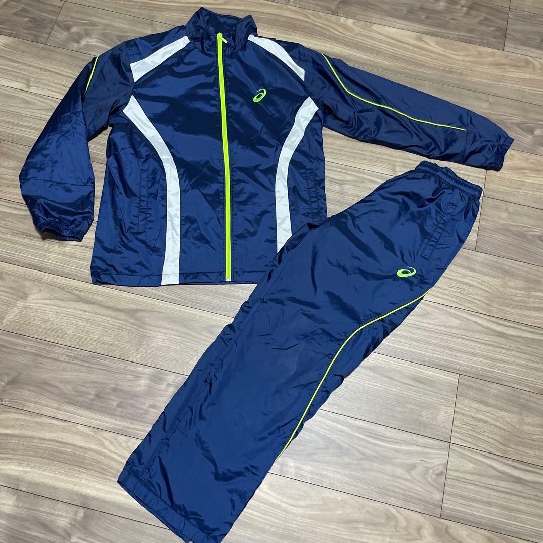 アシックス ウィンドブレーカー セットアップトレーニングウェア Lサイズ