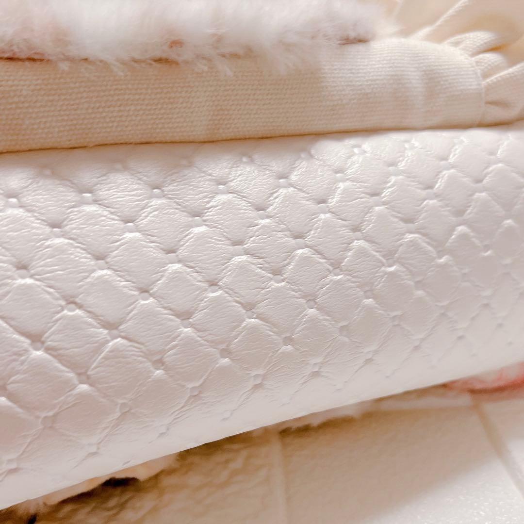 コヤンイサムチョン ハンドメイド フリルトートバッグ オッドアイちゃん レース