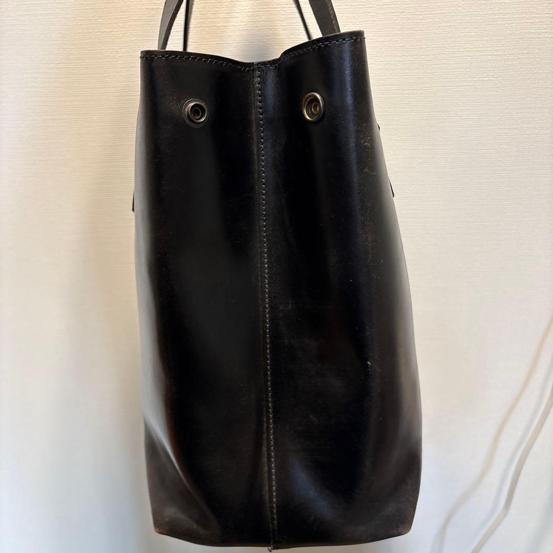メンズ　黒トートバッグ　beams