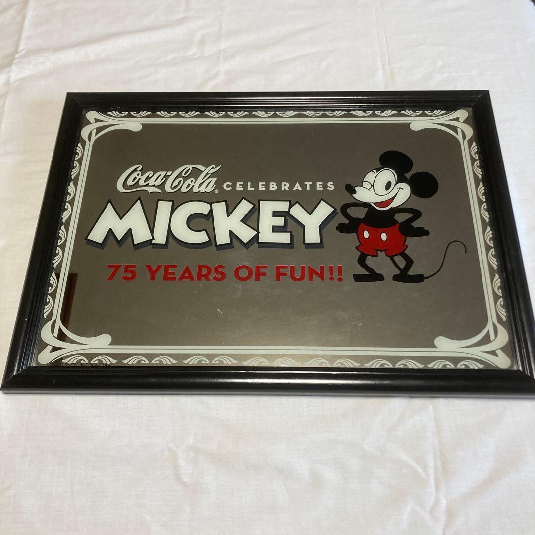 ミッキーマウス　コカコーラ　パブミラー