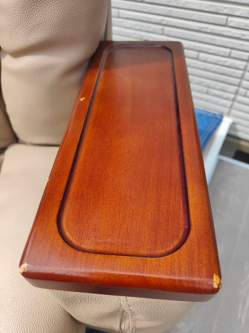 【引取限定】hiroplans 高級革仕様 レバー式回転座椅子アリオン①　良品☆