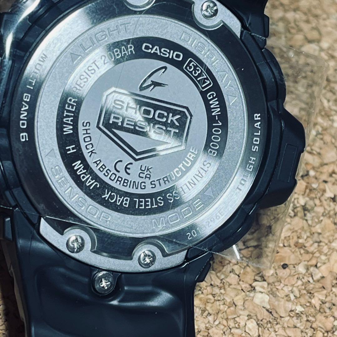 未使用カシオG-SHOCKガルフマンGWNー1000Bー1BJFソーラークォーツ