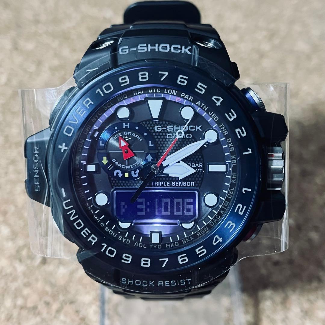 未使用カシオG-SHOCKガルフマンGWNー1000Bー1BJFソーラークォーツ