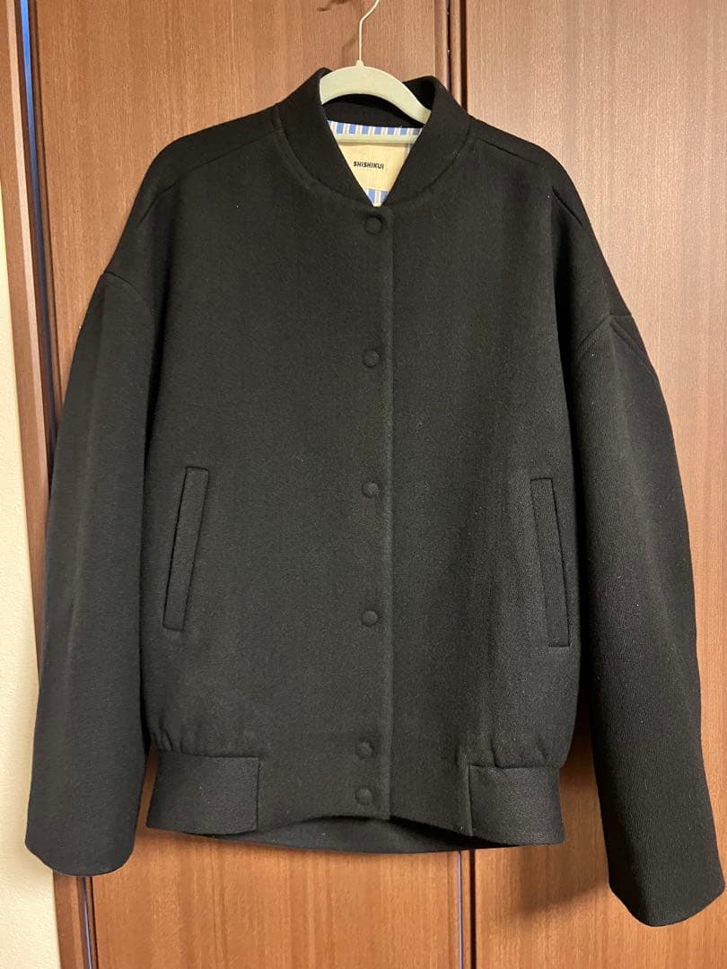 SHISHIKUI WOOL JAK ネイビー　M