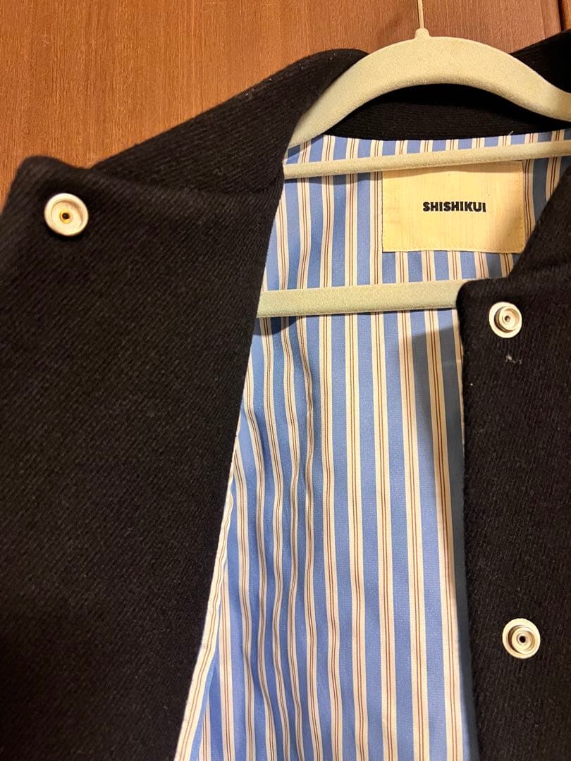 SHISHIKUI WOOL JAK ネイビー　M