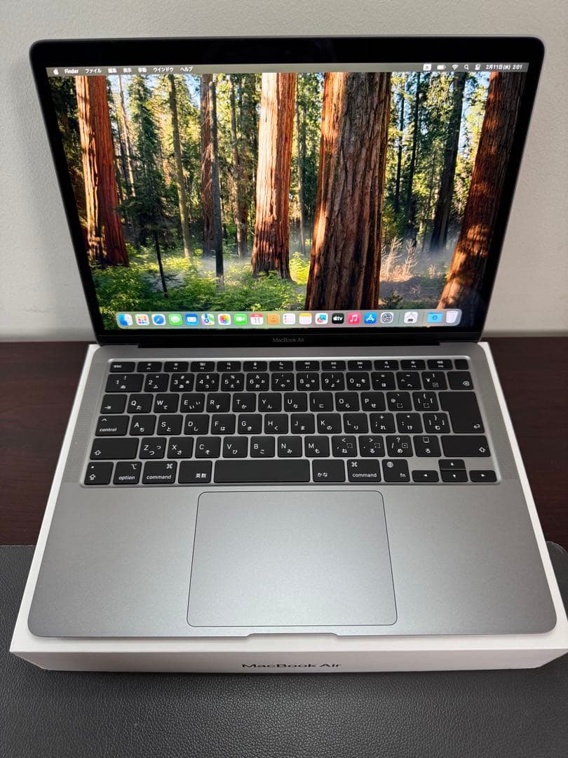 MacBook Air 2020。13インチ。M1。