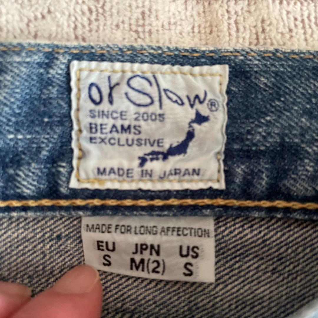 orSlow ビームスボーイ別注　No.8 デニム　M 美品