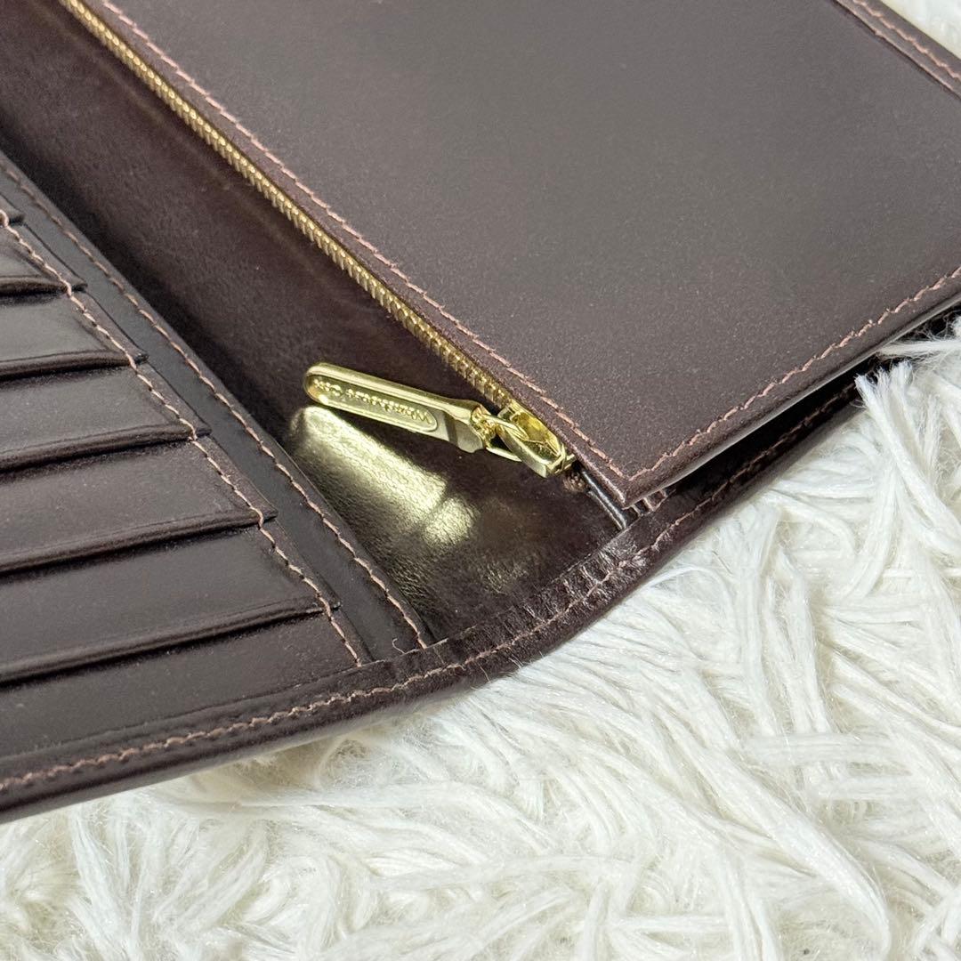 ⭐️極美品⭐️　ホワイトハウスコックス　長財布　ブライドルレザー　ダークブラウン