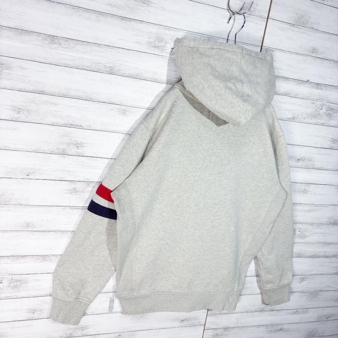 ポロラルフローレン　ジップパーカー 裏サーマル ビッグポニー LL グレー