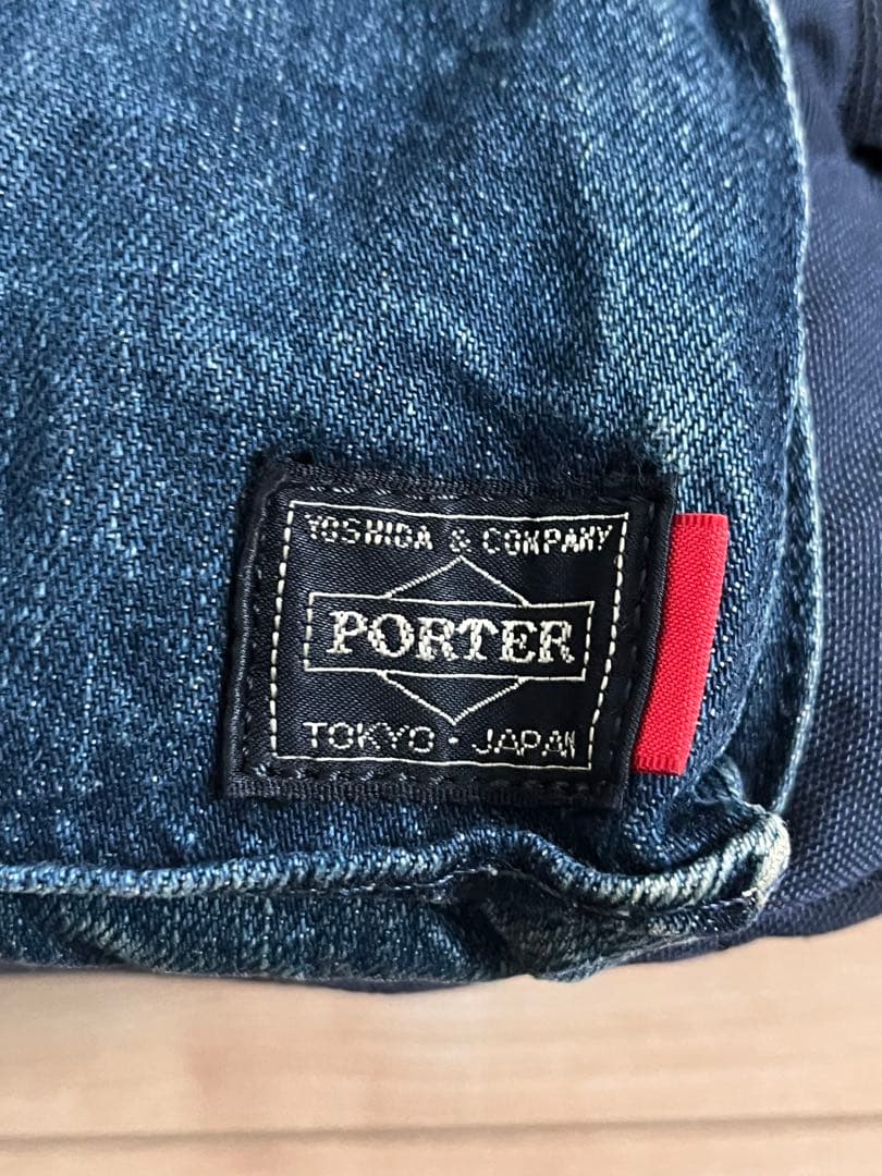 レア　ポーター　リーバイス　コーデュラ ボディバッグ デニム