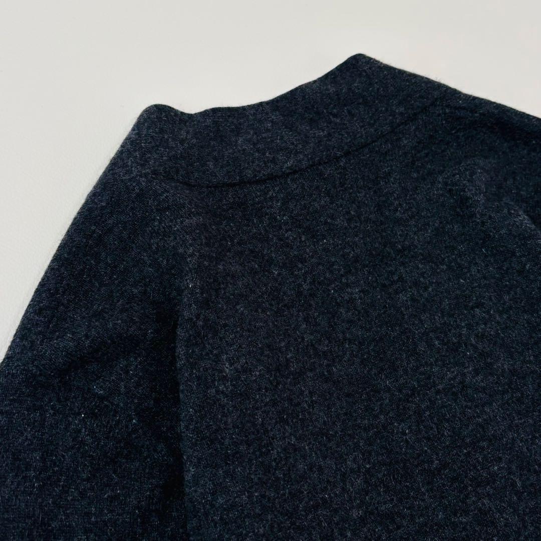 ブルネロクチネリ　カシミヤ100カーディガン　ロング　ダークグレー　M