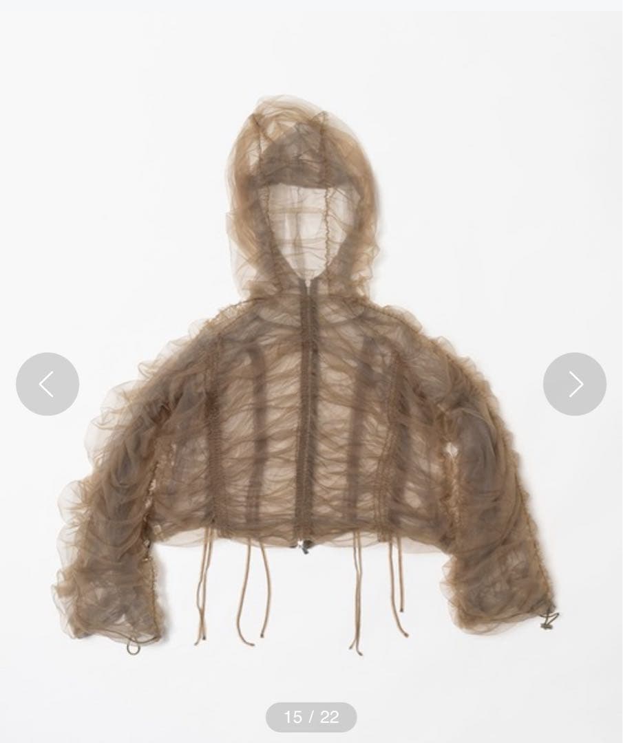 【mgさま】PRANK PROJECT フリルジップアップパーカー